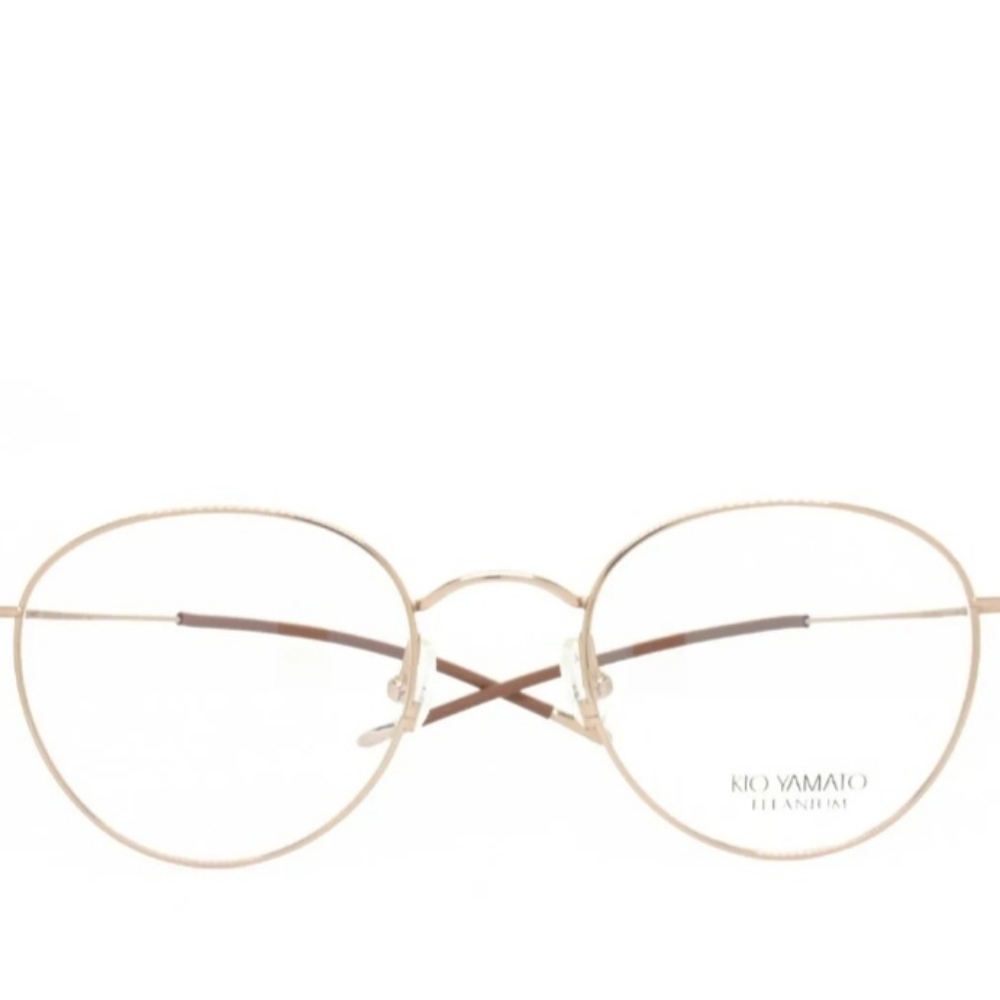 Kio Yamato KT-491U RSG ROSE GOLD TITANIUM 49-21-150 Flexible Temples